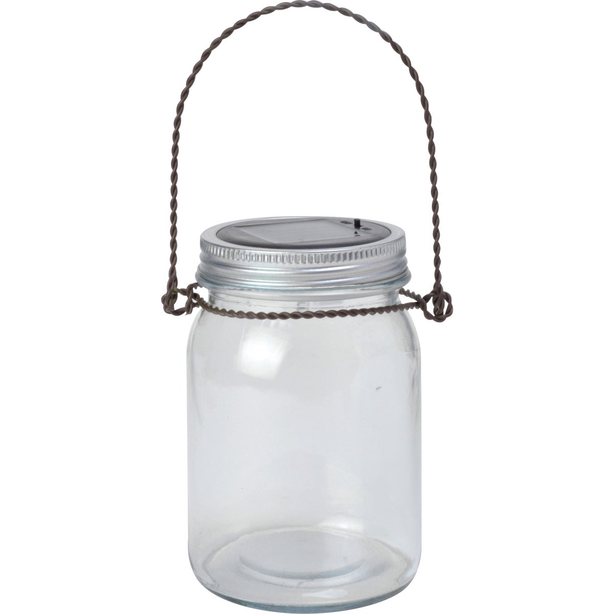 Moonrays Decorative Glass Jar LED Lighted Solar Lantern