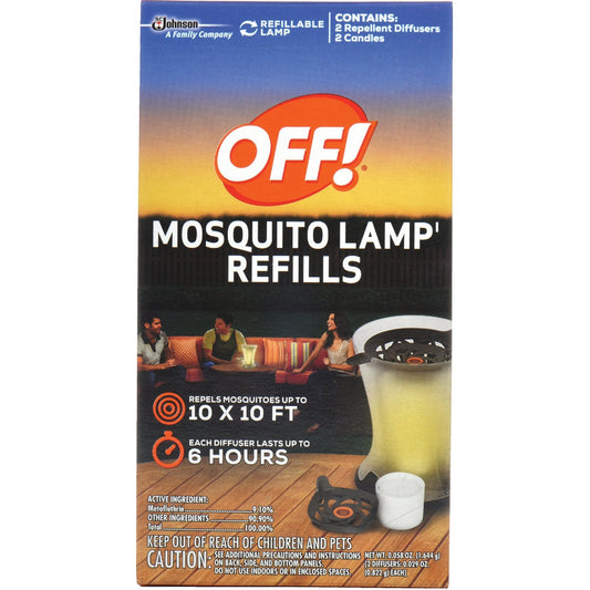 OFF! 6 Hr. Lamp Mosquito Repellent Refill (2-Pack)