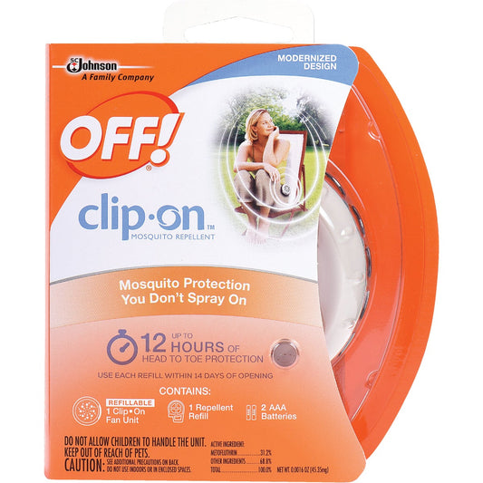 OFF! Clip-On 12 Hr. White Personal Mosquito Repellent
