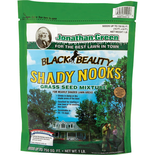 Jonathan Green Black Beauty 1 Lb. 375 Sq. Ft. Coverage Trivialis, Fescue, Ryegrass Grass Seed