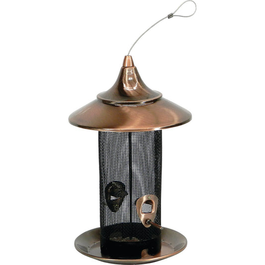 Stokes Select Copper 2.1 Qt. Capacity Screen Tube Bird Feeder