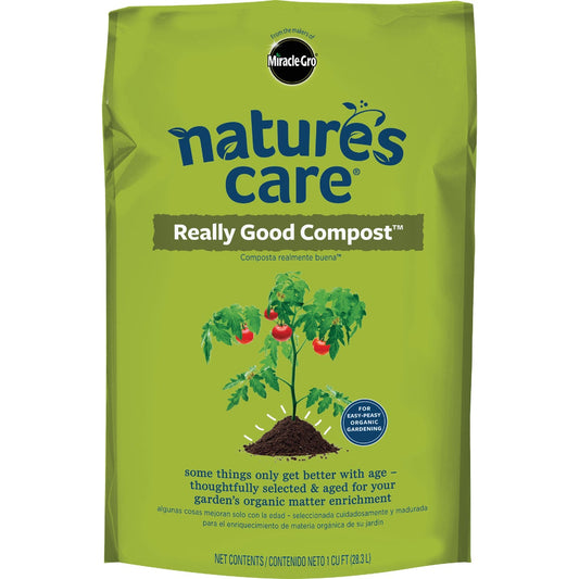 Miracle-Gro Nature's Care 1 Cu. Ft. 36 Lb. Organic Lawn & Garden Compost