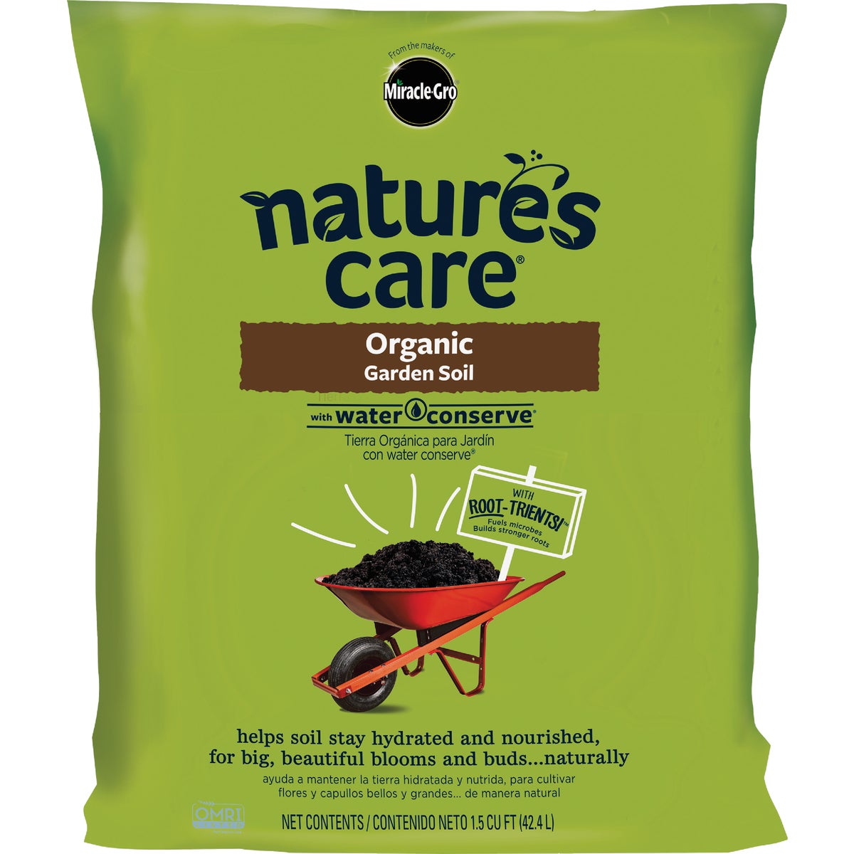 Miracle-Gro Nature's Care 1.5 Cu. Ft. 49 Lb. All Purpose Organic Garden Soil