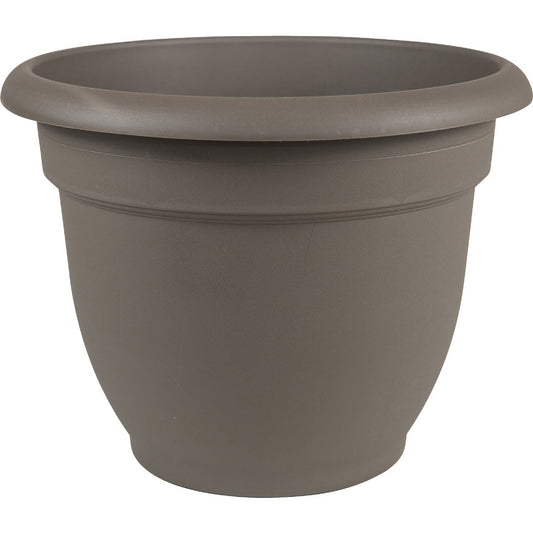 Bloem Ariana 12 In. Plastic Self Watering Charcoal Planter