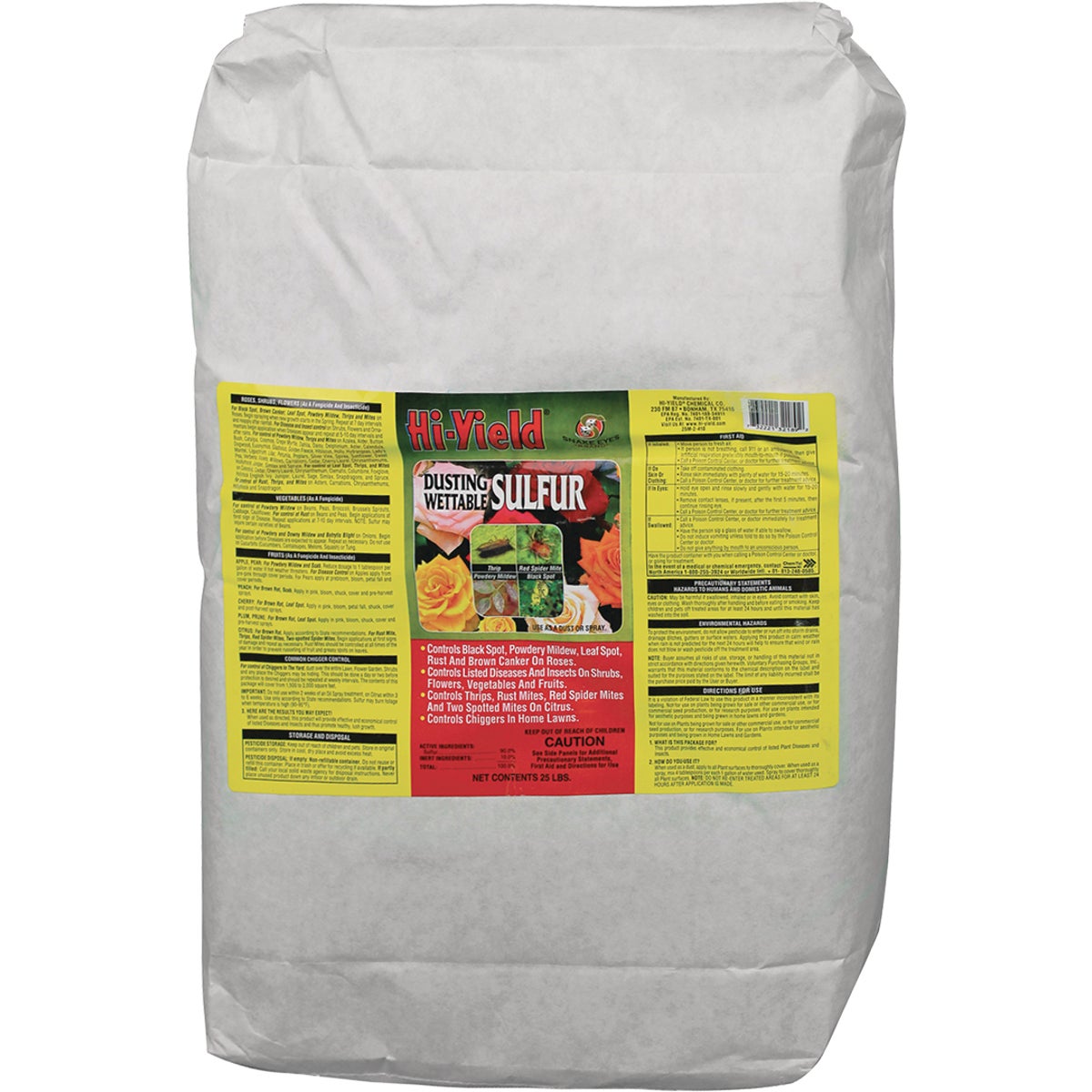 Hi-Yield 25 Lb. Powder Concentrate Wettable Sulphur Fungicide
