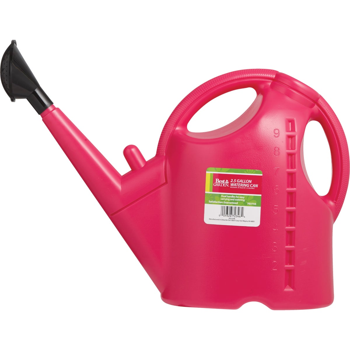 Best Garden 2-1/2 Gal. Assorted Plastic Watering Can