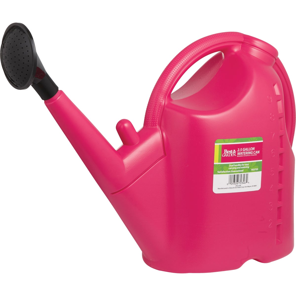 Best Garden 2-1/2 Gal. Assorted Plastic Watering Can