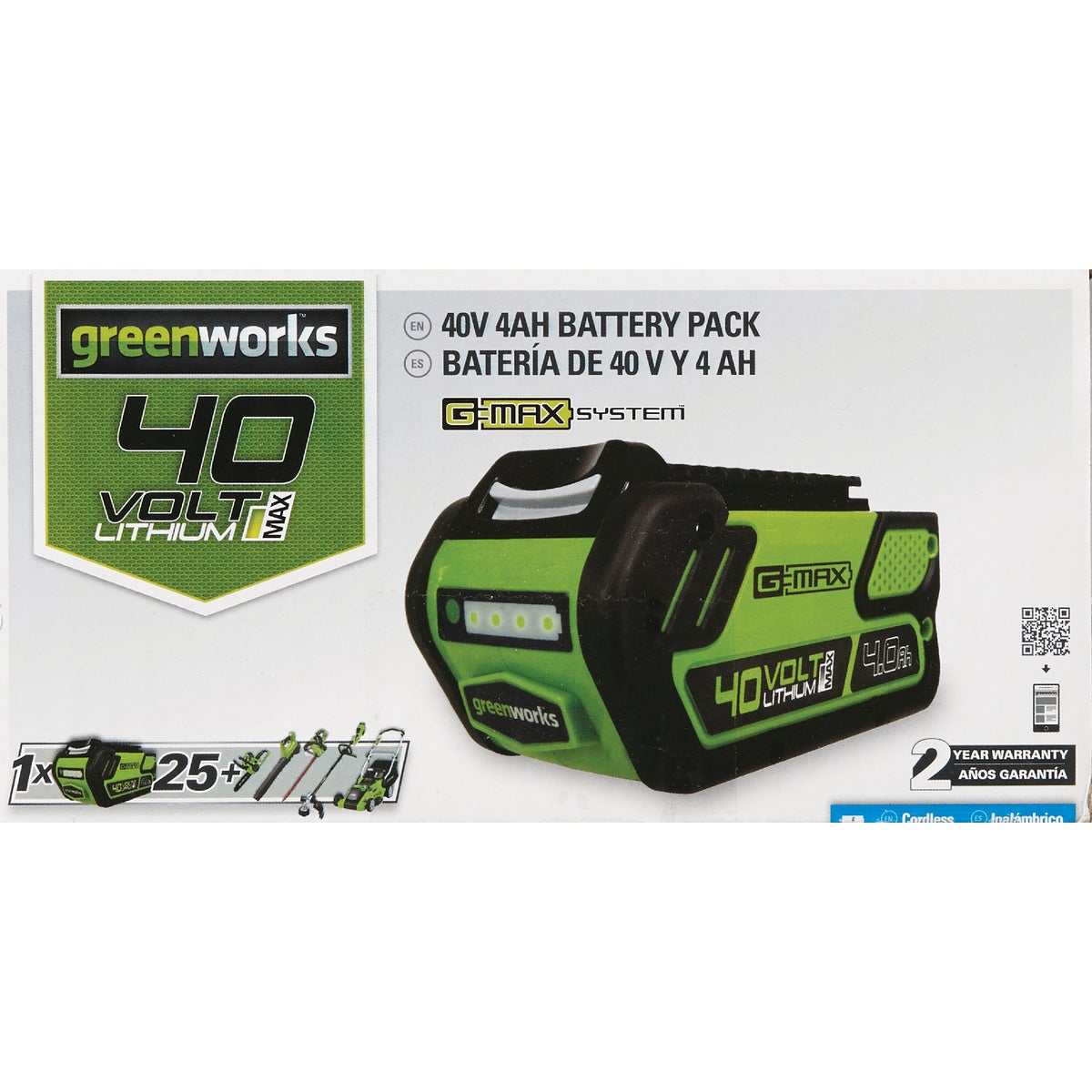 Greenworks 40V 4AH Tool Replacement Battery