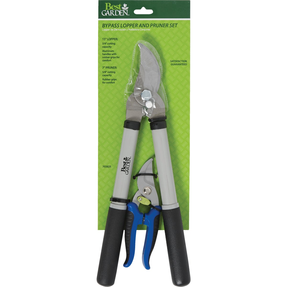 Best Garden 15 In. Bypass Lopper & 7 In. Bypass Pruner Combo