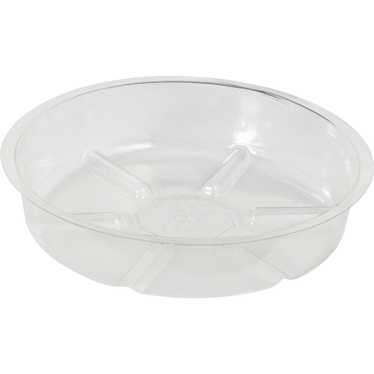 Best Garden 6 In. Clear Vinyl Flower Pot Saucer