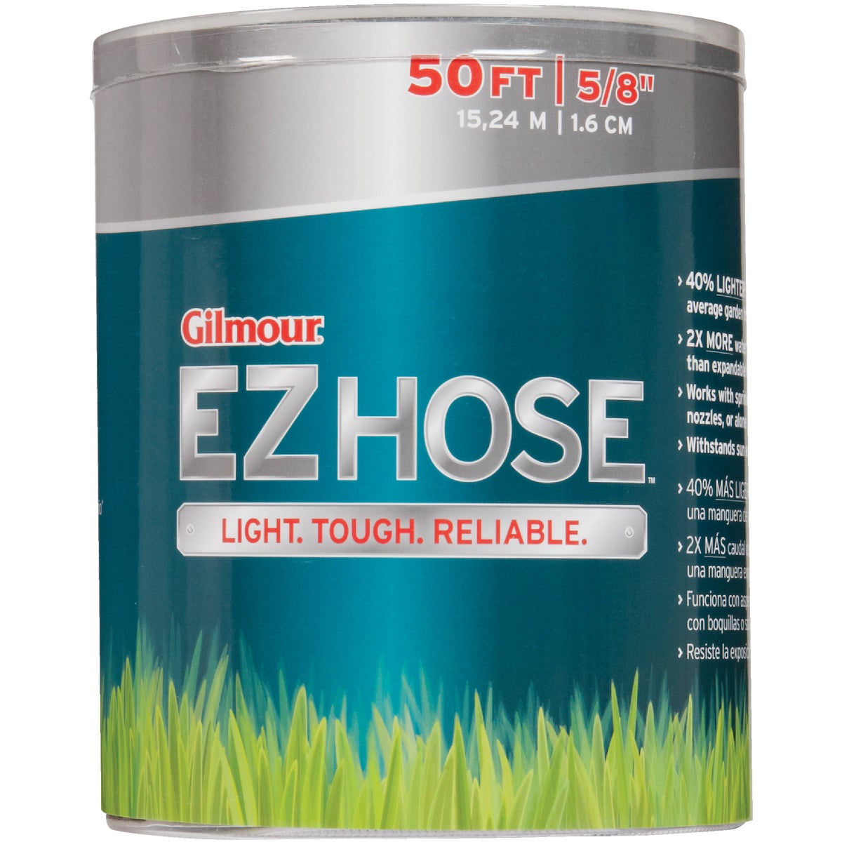 Gilmour EZ Hose 5/8 In. Dia. x 50 Ft. L. Flat Hose