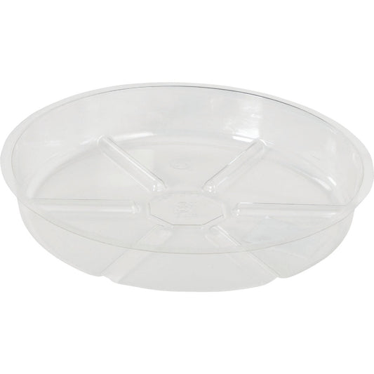 Best Garden 8 In. Clear Vinyl Flower Pot Saucer