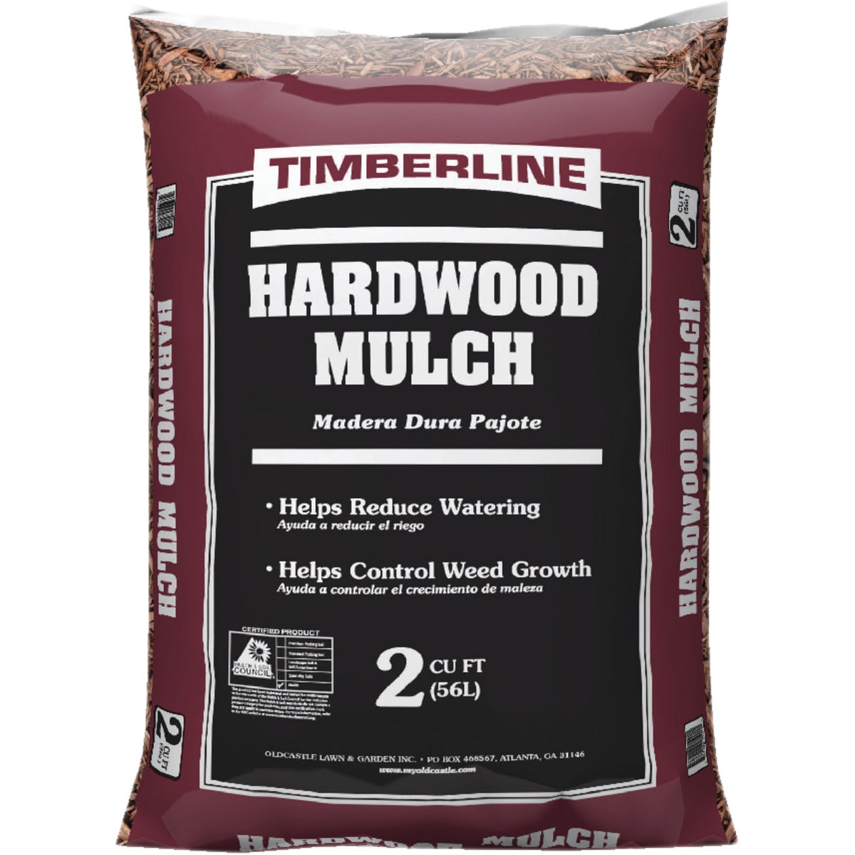 Timberline 2 Cu. Ft. Hardwood Mulch