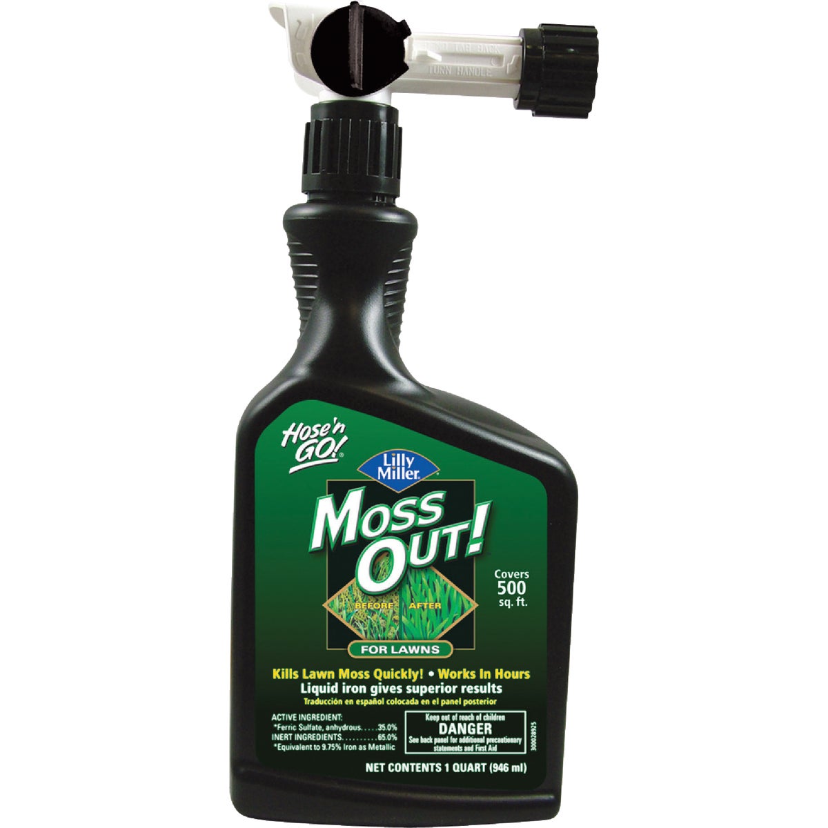 Lilly Miller MOSS OUT! 1 Qt. Ready To Spray Moss & Algae Killer