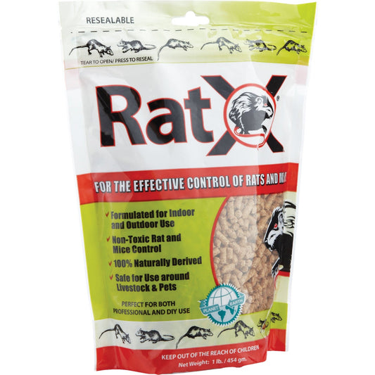 RatX Pellet Rat And Mouse Killer, 1 Lb.