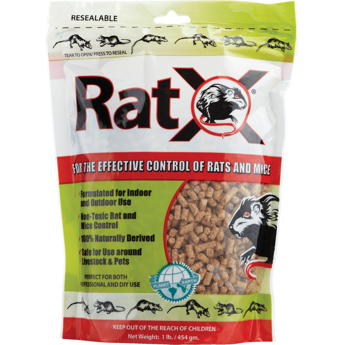 RatX Pellet Rat And Mouse Killer, 1 Lb.