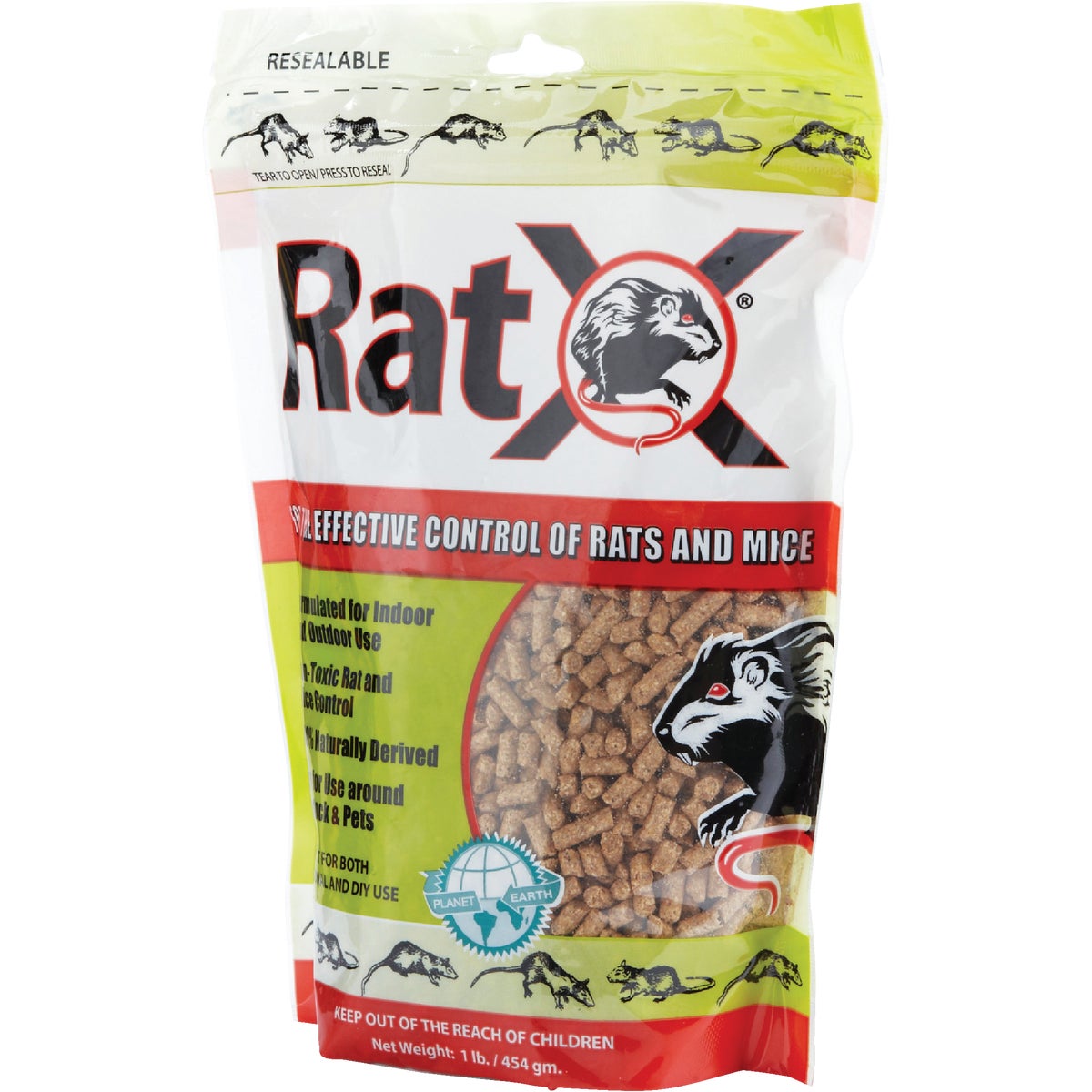 RatX Pellet Rat And Mouse Killer, 1 Lb.