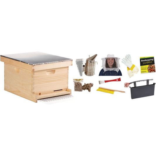 Little Giant 9.125 In. L. x 9.5 In. D. Assembled Medium Beehive, 10 Frames