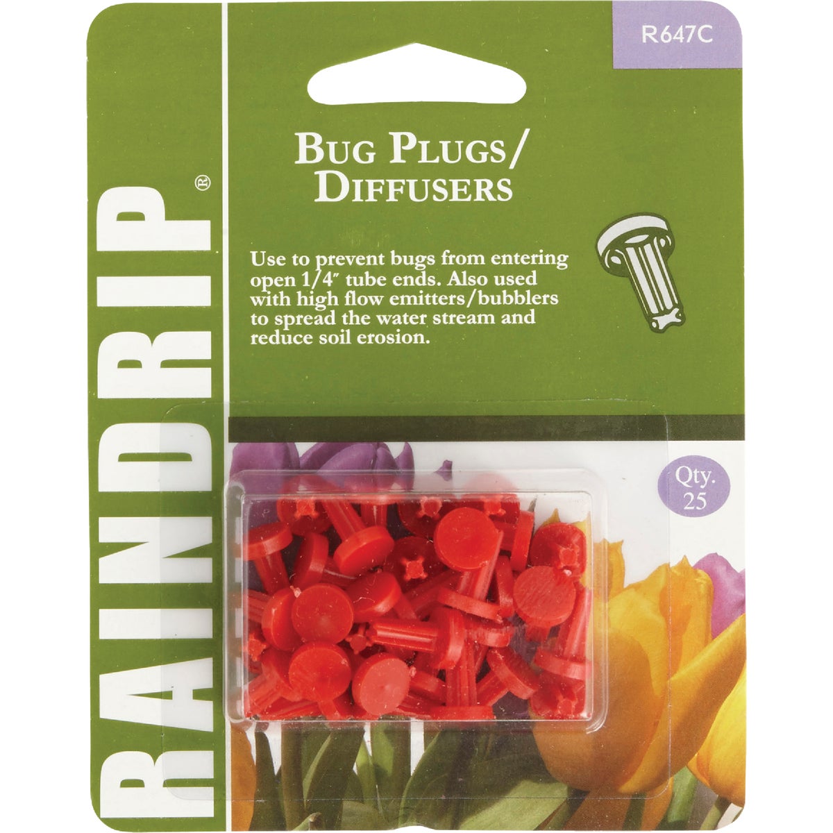 Raindrip 1/4 In. Tube Bug Plug Hose Plug (25-Pack)