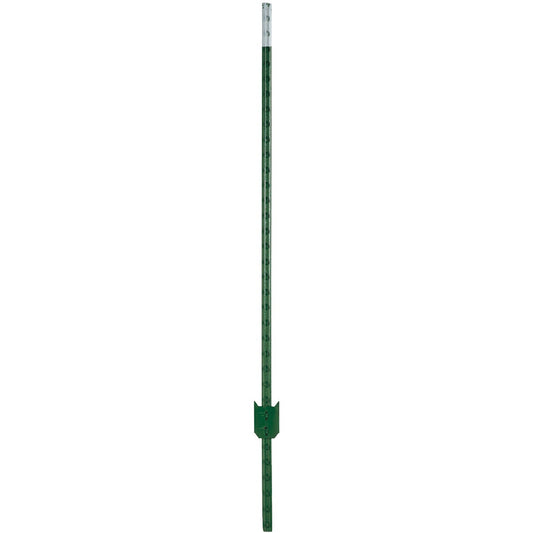 W. Silver 8 Ft. Steel 1.25 Lb/Ft. Fence T-Post