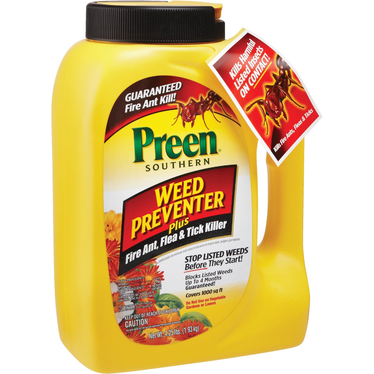 Preen 4.25 Lb. Ready To Use Granules Southern Grass & Weed Preventer Plus Fire Ant Killer