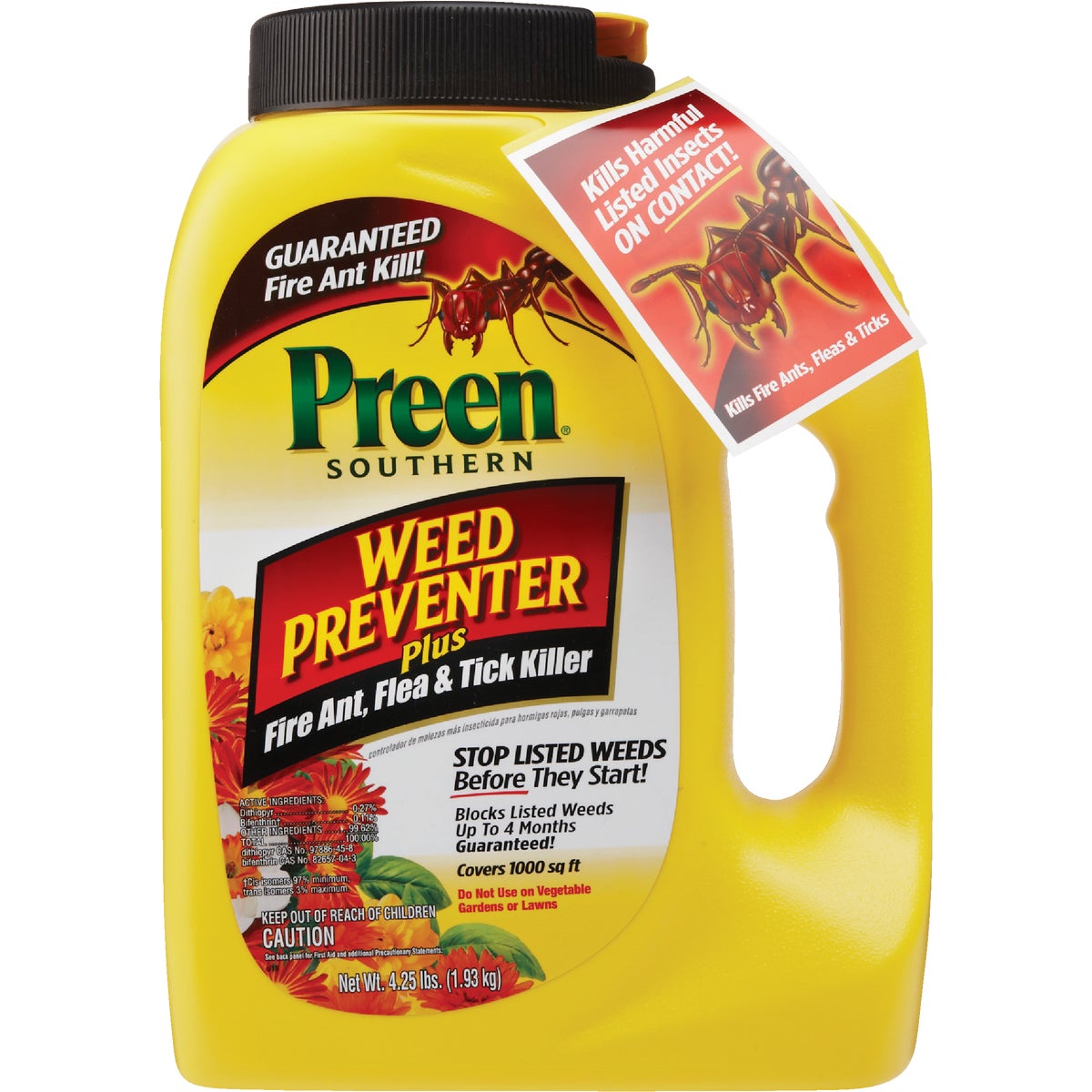 Preen 4.25 Lb. Ready To Use Granules Southern Grass & Weed Preventer Plus Fire Ant Killer