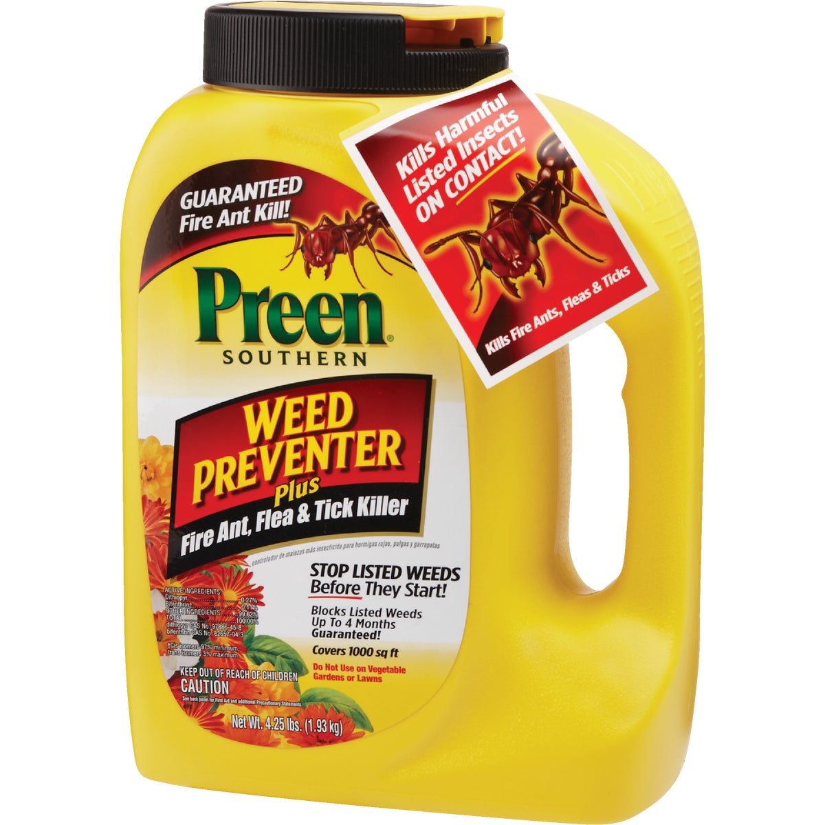 Preen 4.25 Lb. Ready To Use Granules Southern Grass & Weed Preventer Plus Fire Ant Killer