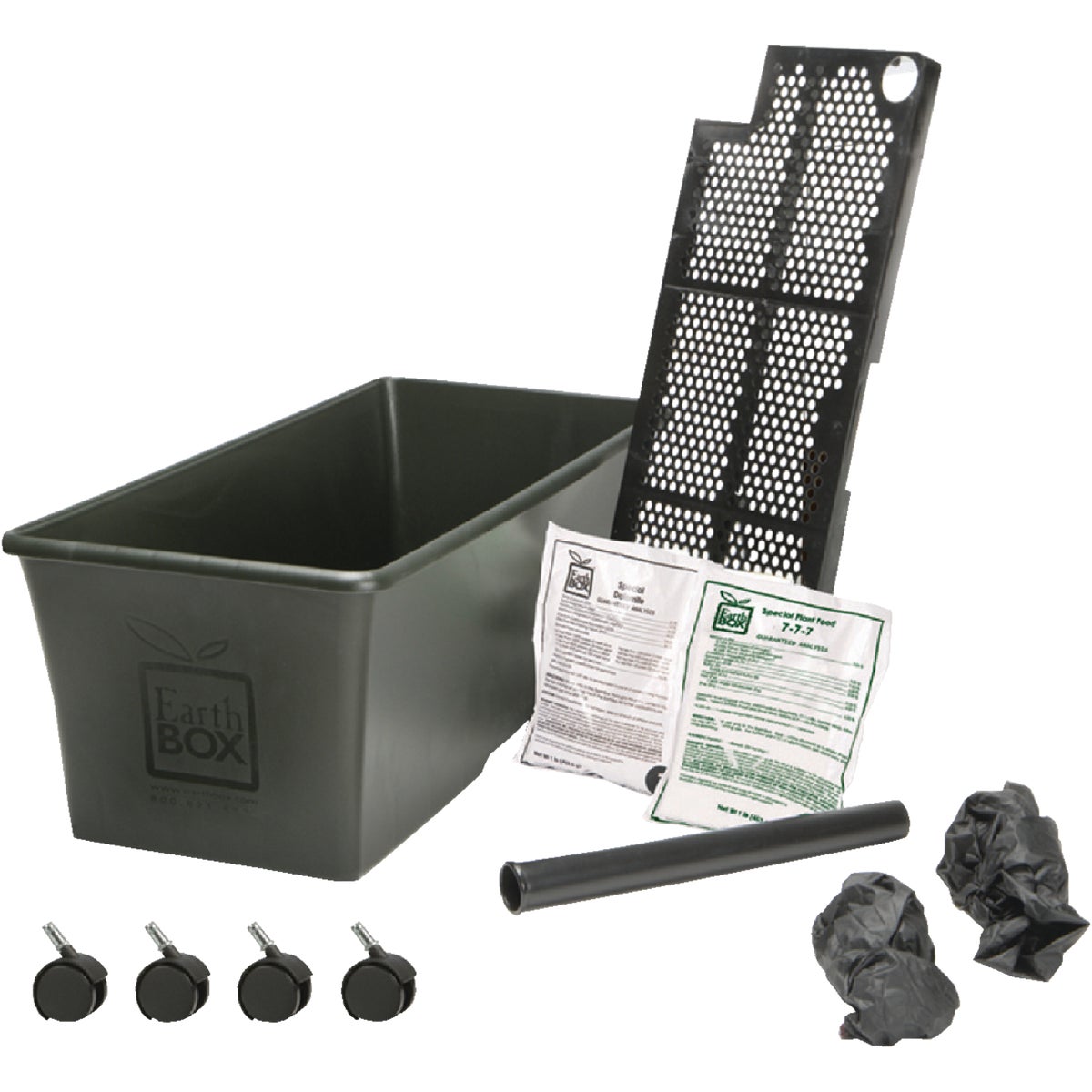 EarthBOX 14 In. W. x 11 In. H. x 29 In. L. Black Plastic Garden System