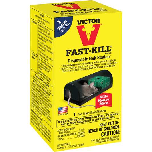 Victor Fast-Kill Disposable Mouse Bait Station (1-Pack)