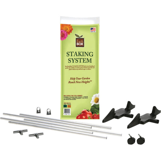EarthBOX 60 In. Green Aluminum Plant Stake Staking System