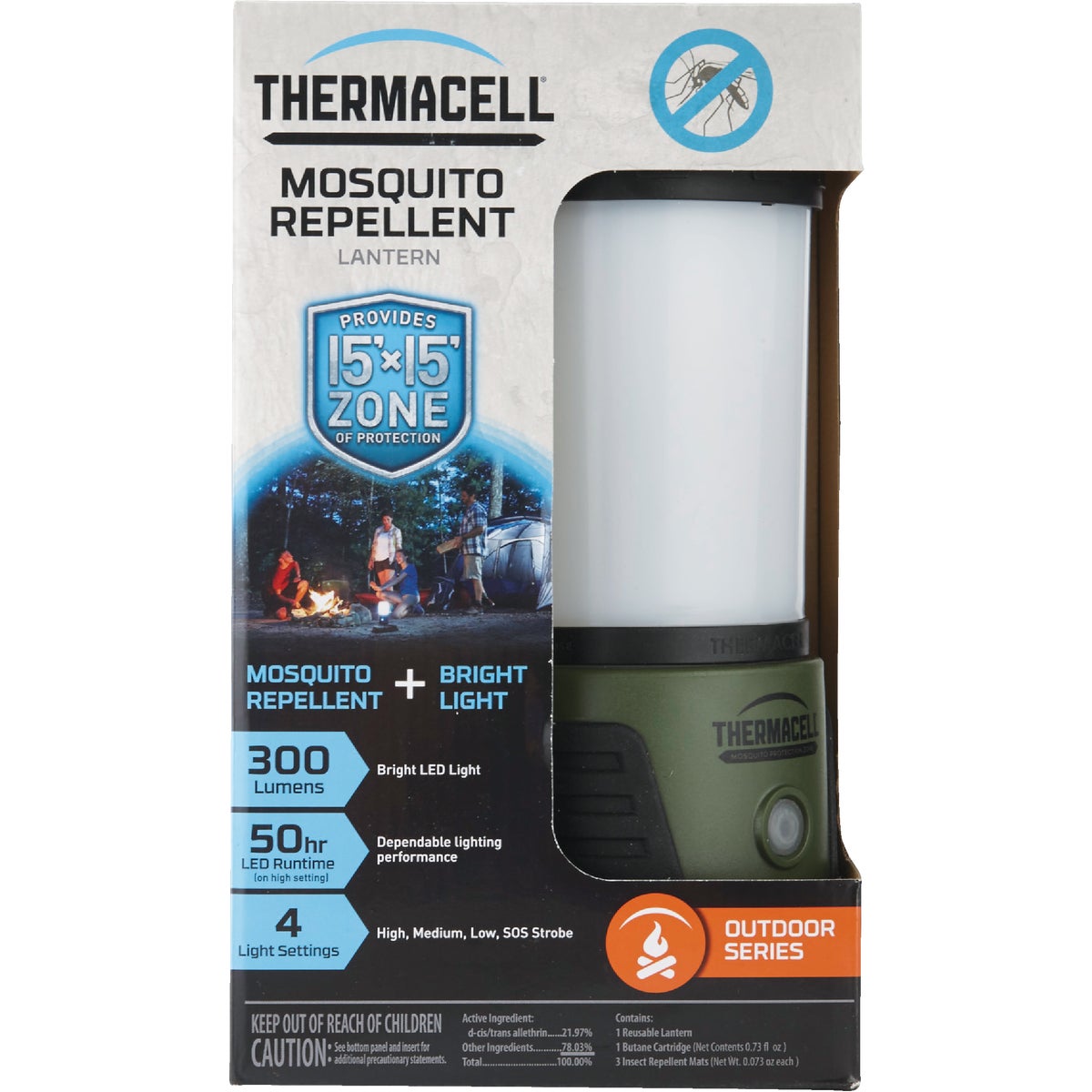 Thermacell 225 Sq. Ft. Coverage Area 12 Hr. Mosquito Repellent Camp Lamp