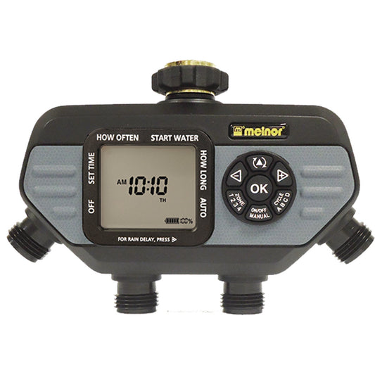 Melnor Hydrologic Electronic 4-Zone Day Specific Programmable Water Timer