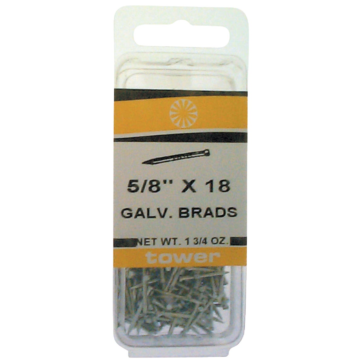 Hillman Anchor Wire 5/8 In. 18 ga 1.75 Oz. Galvanized Wire Brad