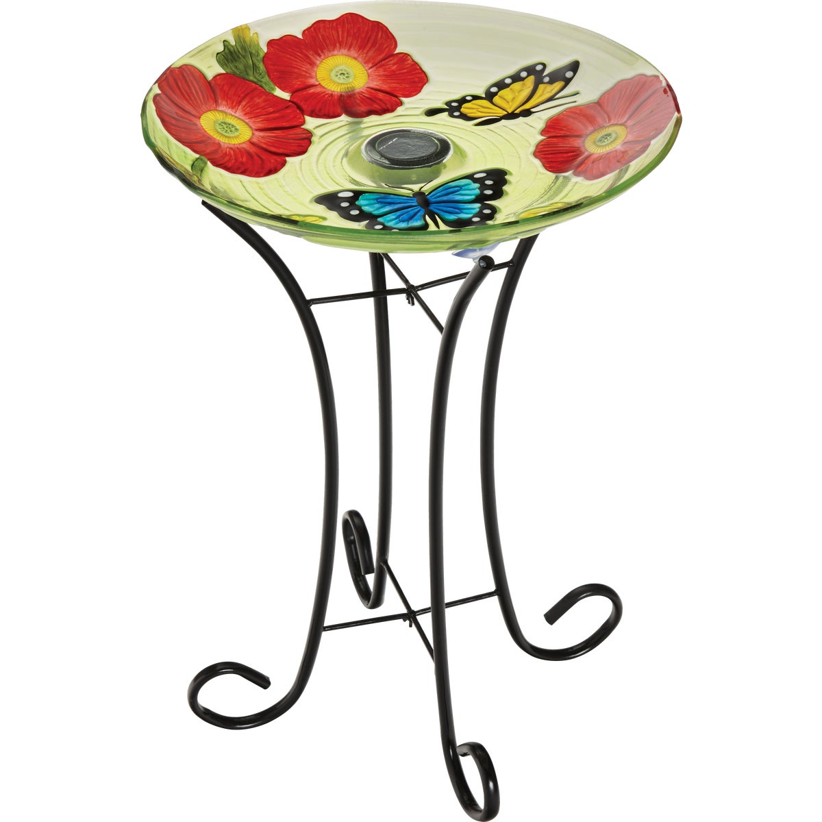 Best Garden Butterfly & Flower Solar Bird Bath