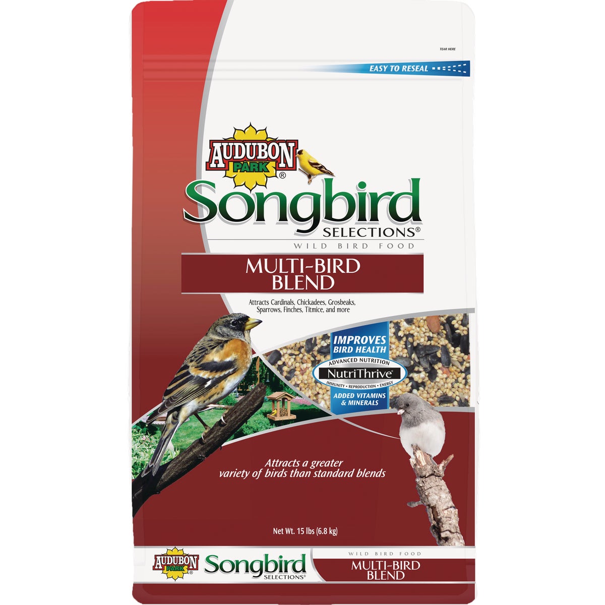 Audubon Park Songbird Selections 15 Lb. Multi-Bird Wild Bird Seed