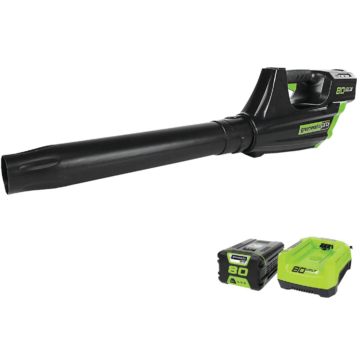 Greenworks Pro 125 MPH 80-Volt Axial Brushless Lithium-Ion Cordless Blower