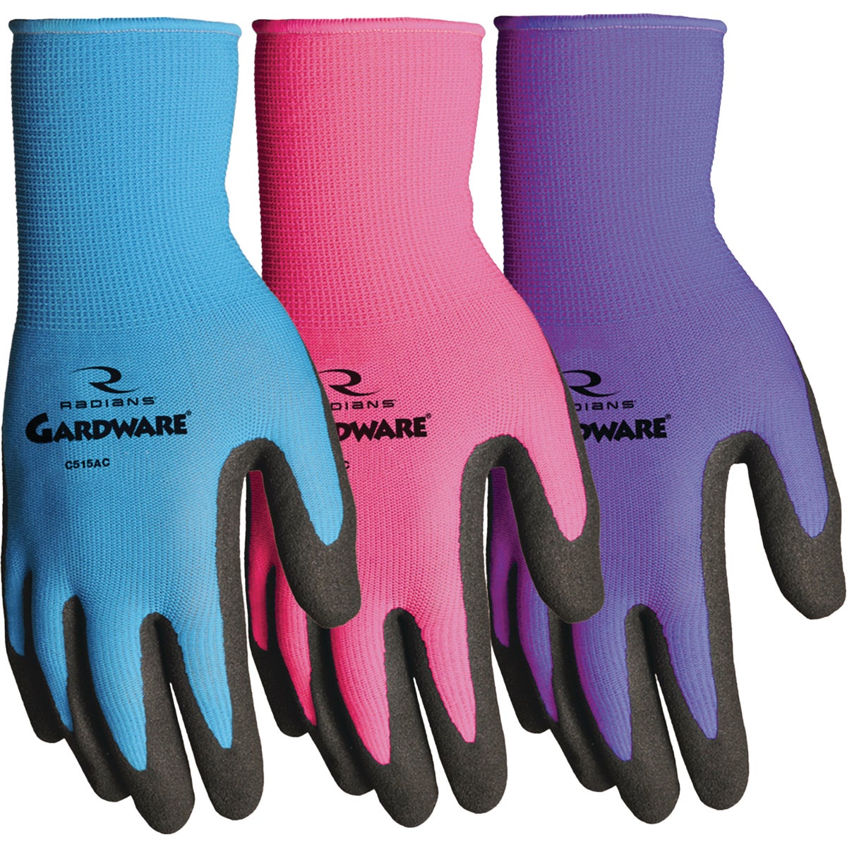 GardWare Women's Large Breathable Nitrile Palm Garden Glove