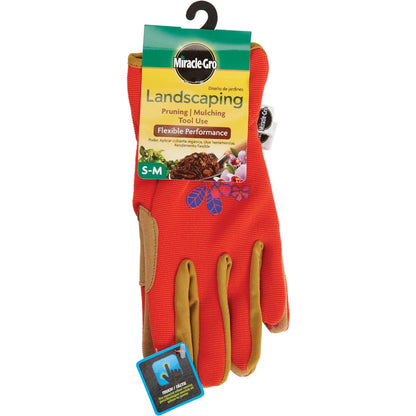 Miracle-Gro Women's Small/Medium Synthetic Leather Garden Glove