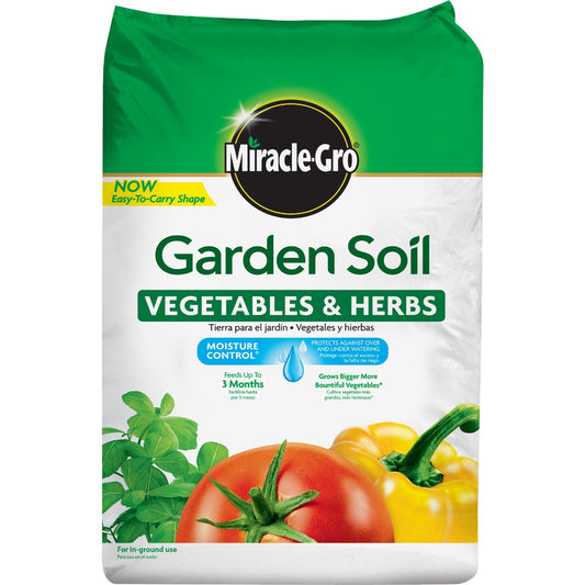Miracle-Gro 1.5 Cu. Ft. 49 Lb. In-Ground Vegetables, Herbs Garden Soil