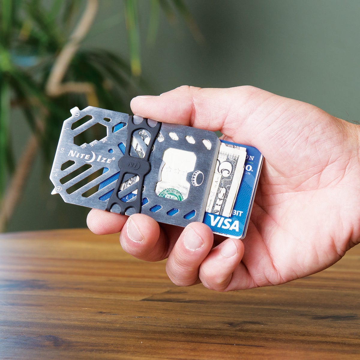 Nite Ize Financial Tool 7-In-1 Stainless Steel Multi-Tool