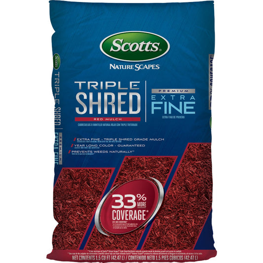 Scotts Naturescapes 1.5 Cu. Ft. Red Triple Shredded Wood Mulch