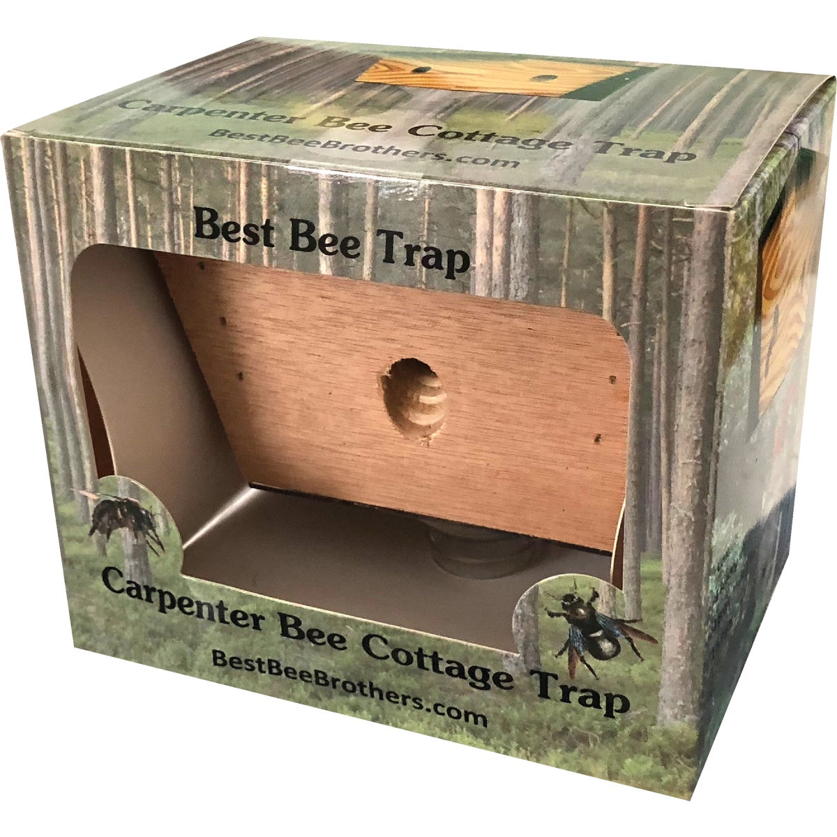 Best Bee Brothers Reusable Outdoor Back Yard Carpenter Bee Trap