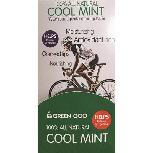 Green Goo All Natural Cool Mint Lip Balm, 0.15 Oz.