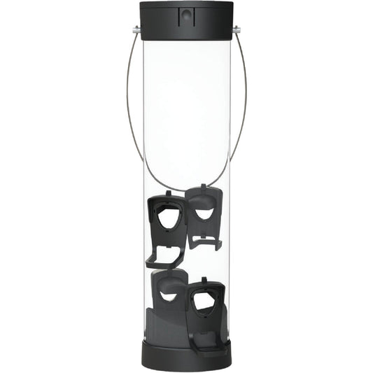 Stokes Select SureFill Black Plastic Tube Bird Feeder