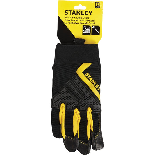 Stanley Men's Large Goatskin Leather Mechanic High Performance Glove