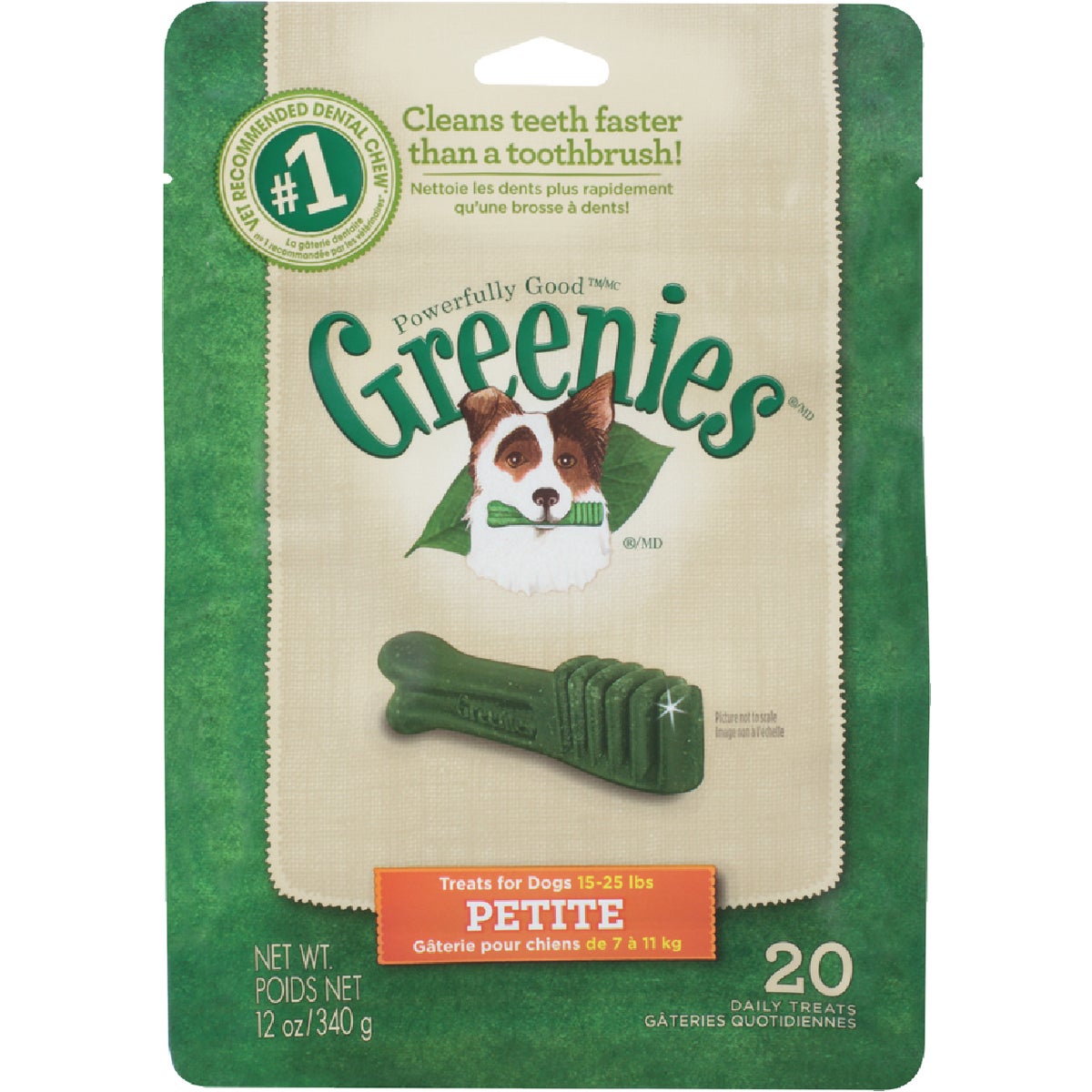 Greenies Petite Small Dog Original Flavor Dental Dog Treat (20-Pack)