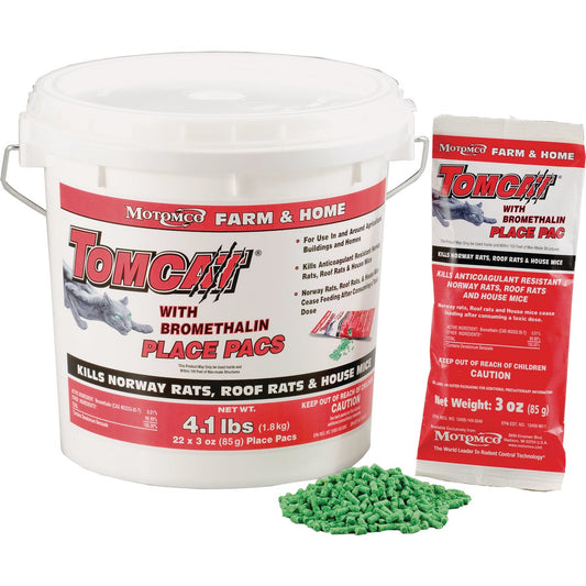 Tomcat Pellet Bait Pack Rat And Mouse Poison (22-Pack)