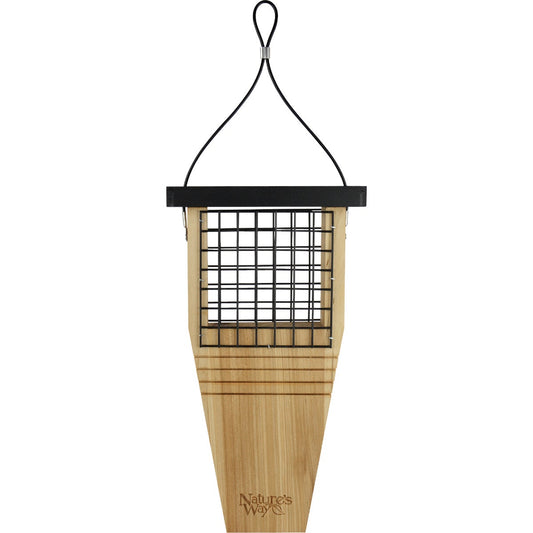 Nature's Way Natural 1-Cake Cedar Tail Prop Suet Feeder