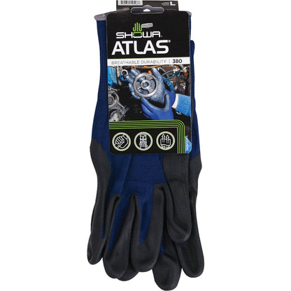 Showa Atlas Men's Medium Comfort Grip Nitrile Coated Glove
