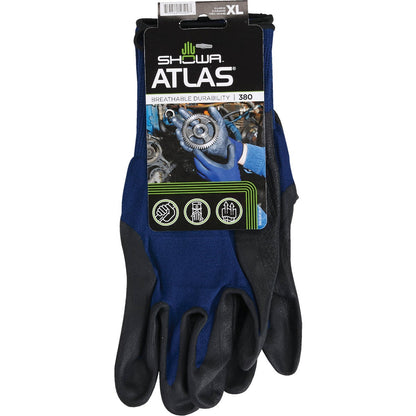 Showa Atlas Men's XL Comfort Grip Nitrile Coated Glove